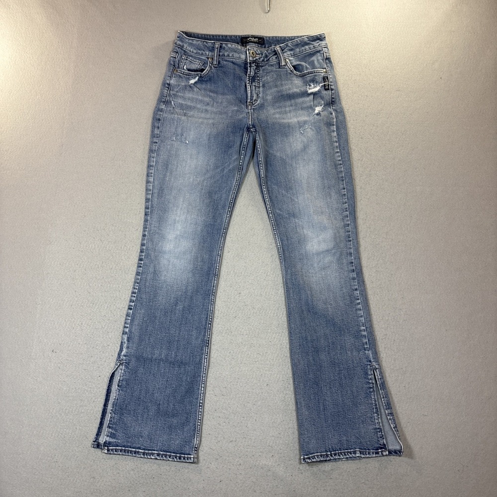 Silver Jeans Co Avery Slim Boot Jeans Womens 31x33 Blue Bootcut Stretch Denim